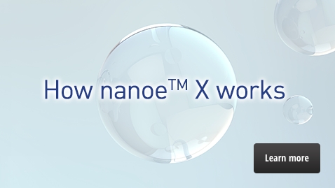A link to the "How nanoe™ X works" page